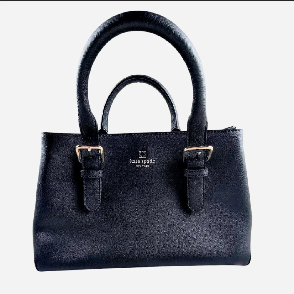 Kate Spade New York Cove Street Provence black leather satchel shoulder